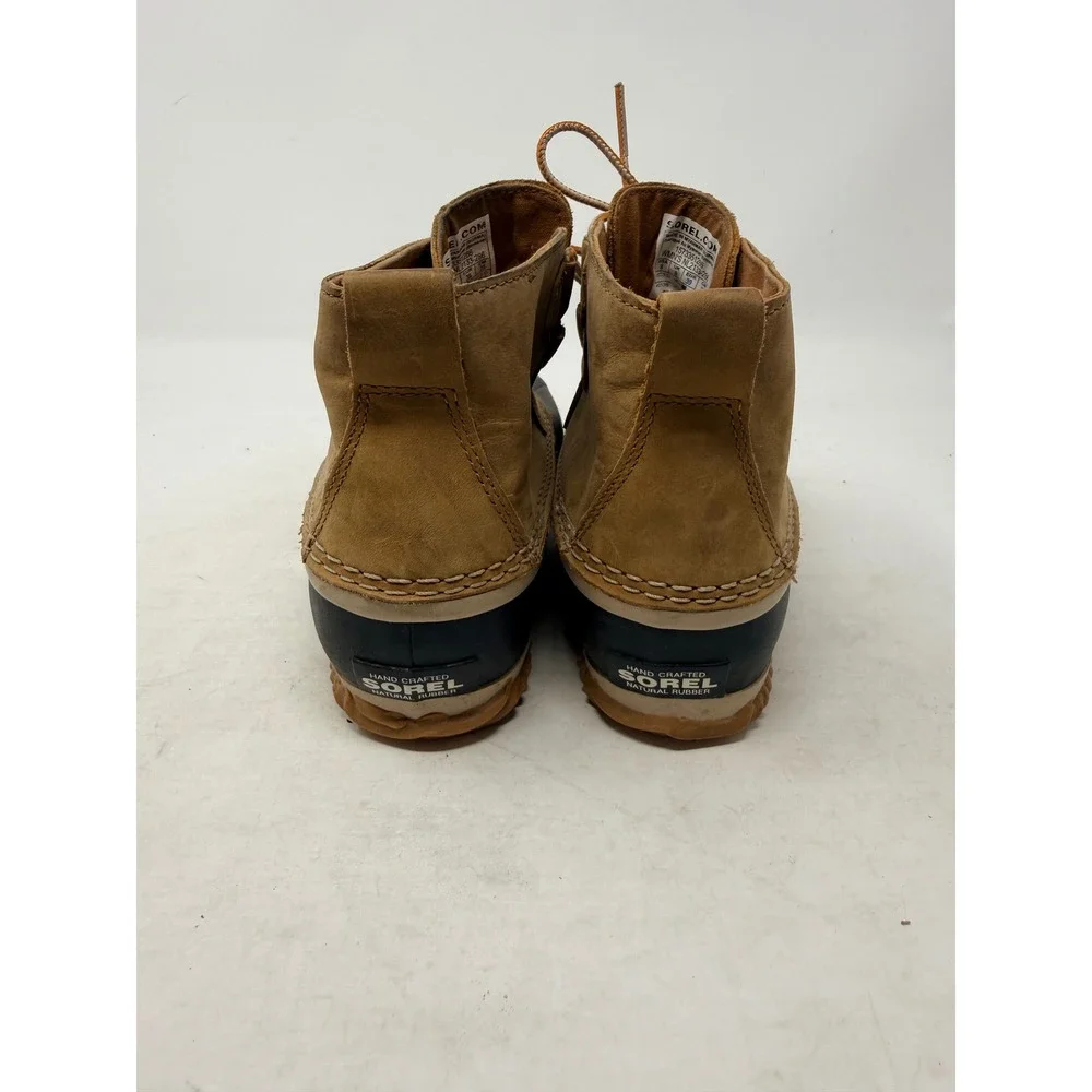 Sorel Out N About Rain Boots Brown Size 8 Waterproof Duck Boots Fisherman Cabin